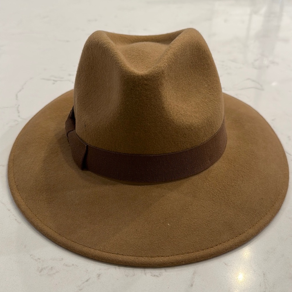 Classic Tan Fedora Hat